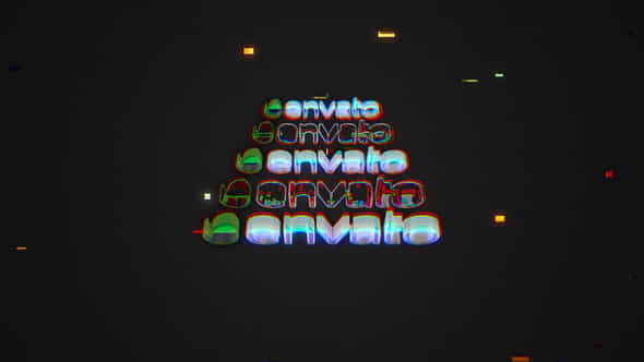 Modern Glitch Logo - VideoHive 46002296