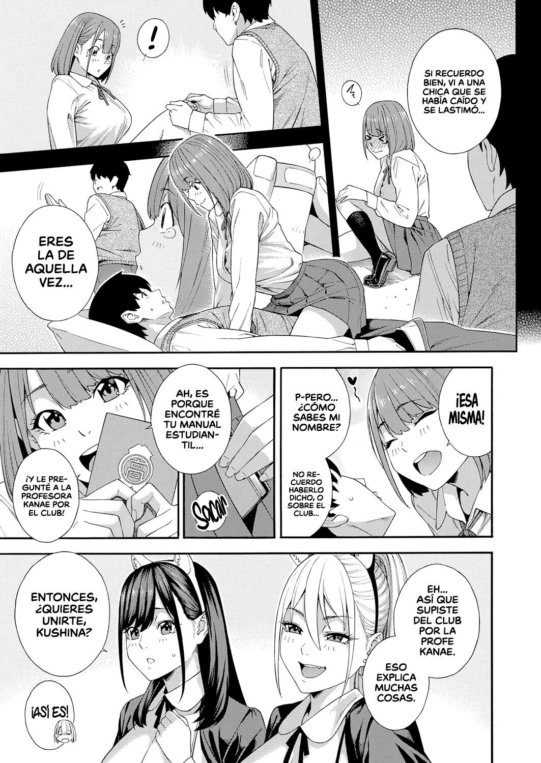 [Zonda] Fellatio Kenkyuubu _ Departamento de Investigación de las Felaciones Ch. 1-4 [Span