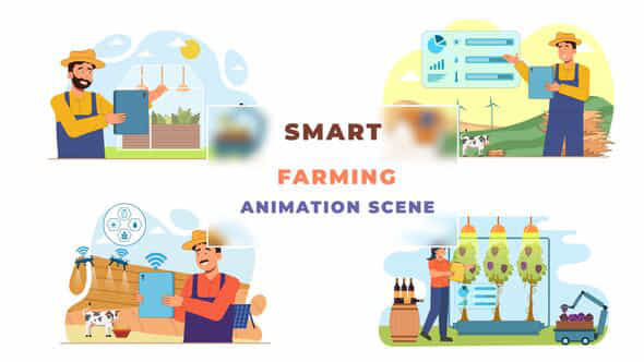 Smart Farming Animation - VideoHive 43069875