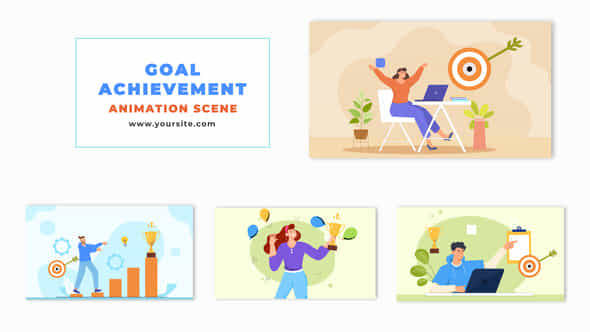 Goal Oriented Flat - VideoHive 48571399