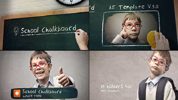 School Chalkboard V.3.0 - VideoHive 4228561