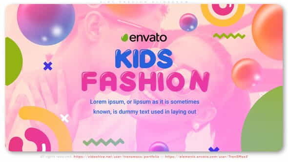 Kids Fashion Slideshow - VideoHive 26999551