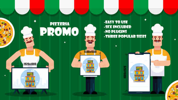 Pizza and Pizzeria - VideoHive 32508363