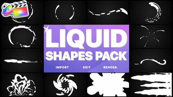 Liquid Shapes Pack | FCPX - VideoHive 25543114
