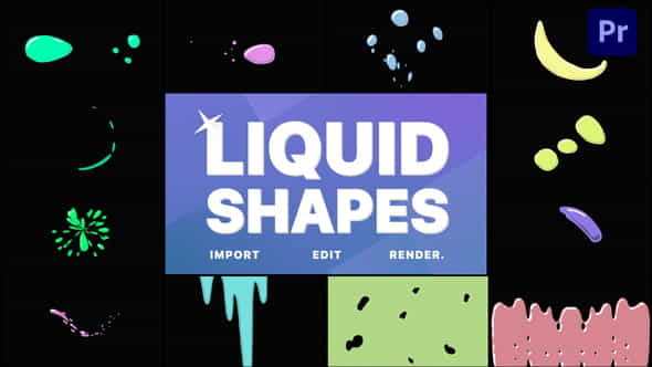Liquid Shapes | Premiere Pro - VideoHive 33758204