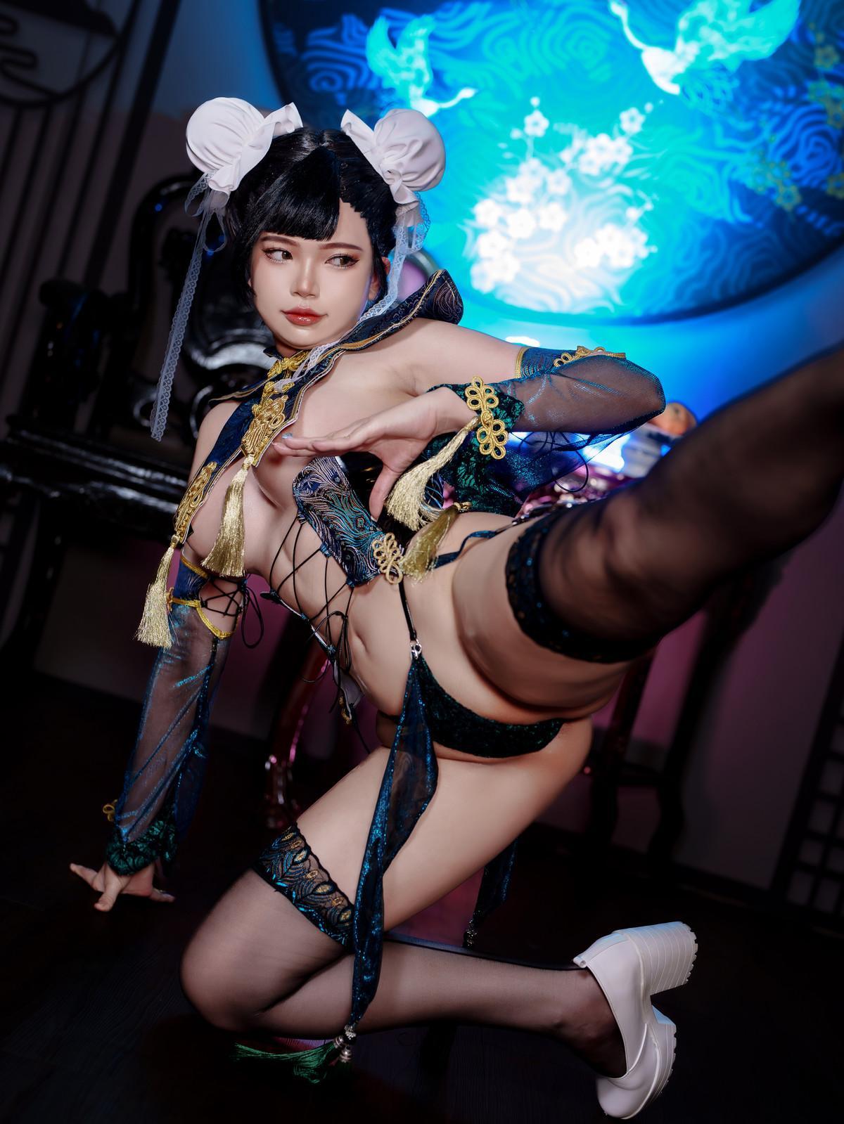 Cosplay ZinieQ Chunli Street Fighter(5)