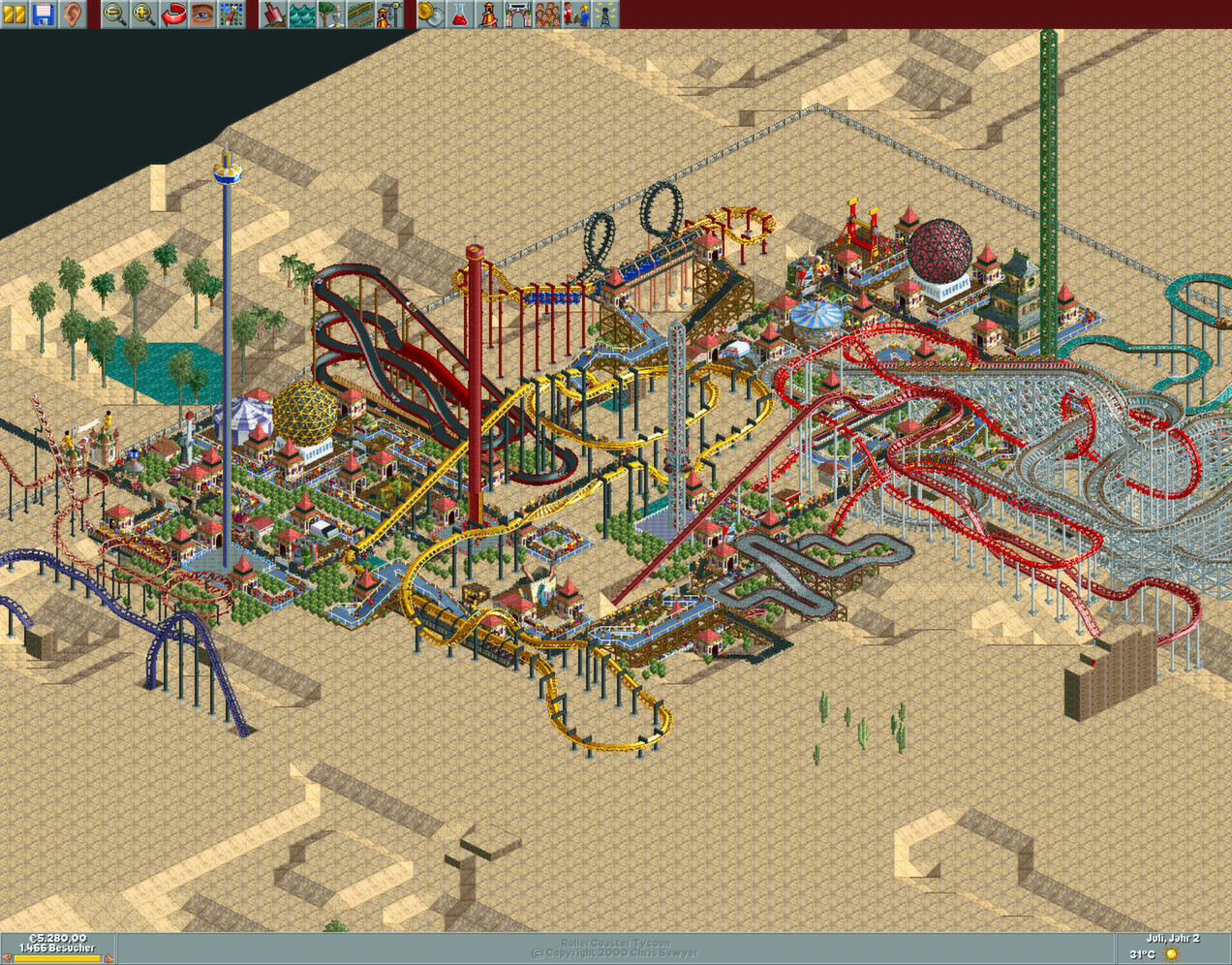 rollercoaster tycoon deluxe windows 10