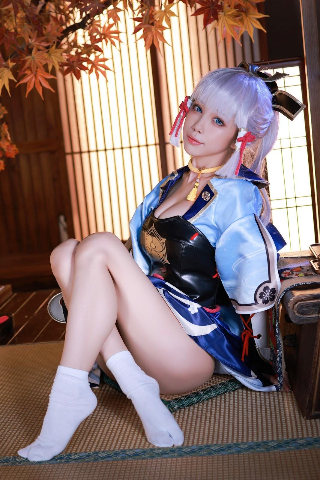 Cosplay 水淼Aqua 神里綾華 Kamisato Ayaka(21)