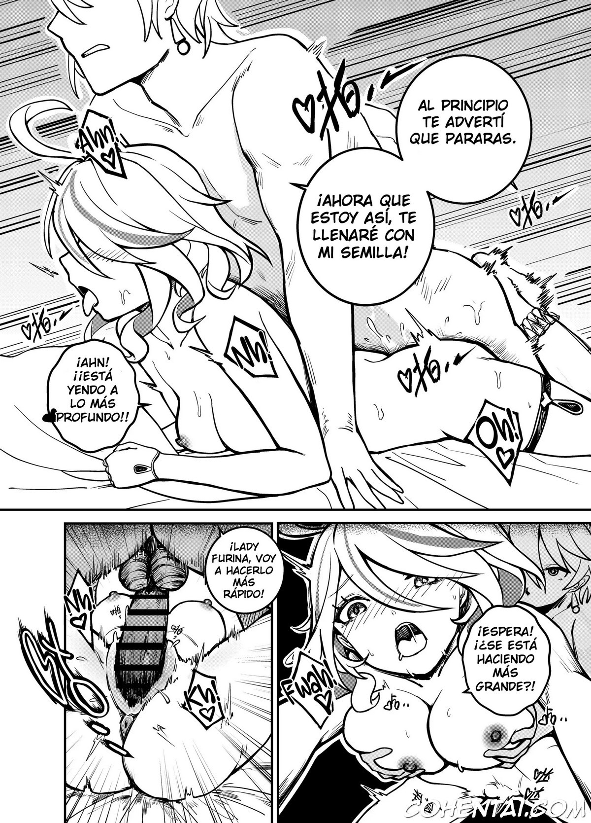 Stupid Furina (Genshin Impact) xxx comics manga porno doujin hentai español sexo 