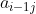 a_{i-1j}