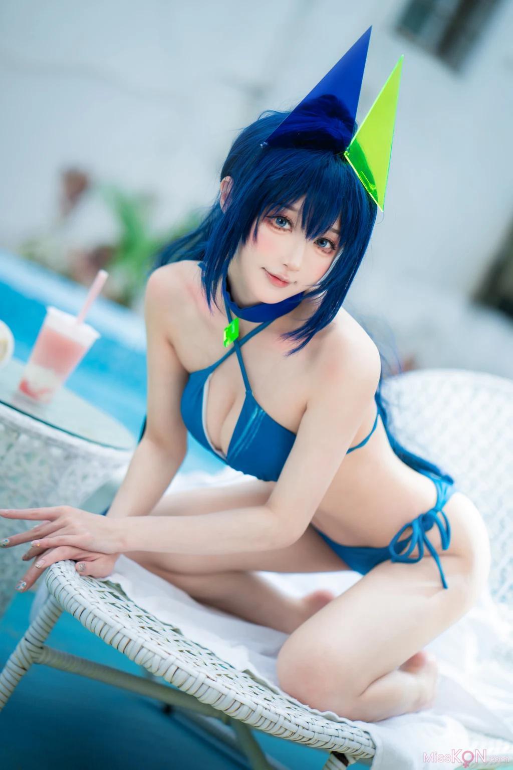 Coser@阿包也是兔娘: 花园泳装 (35 photos)(20)