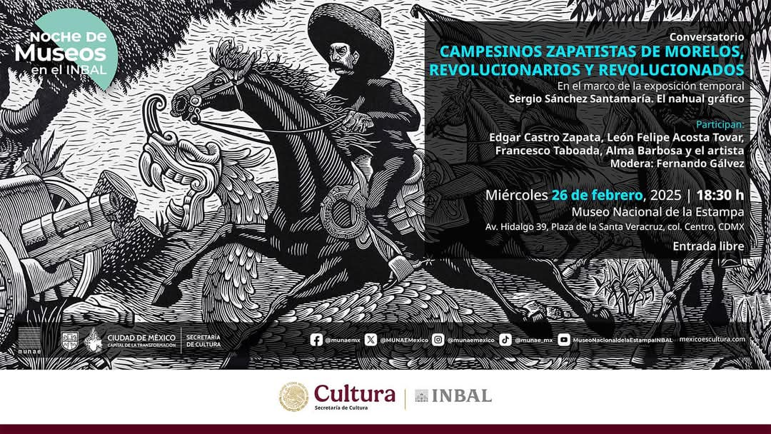 Conversatorio Campesinos zapatistas de Morelos, revolucionarios y revol