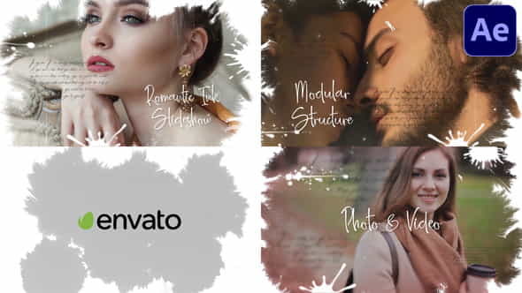 Ink Slideshow | After Effects - VideoHive 32607974