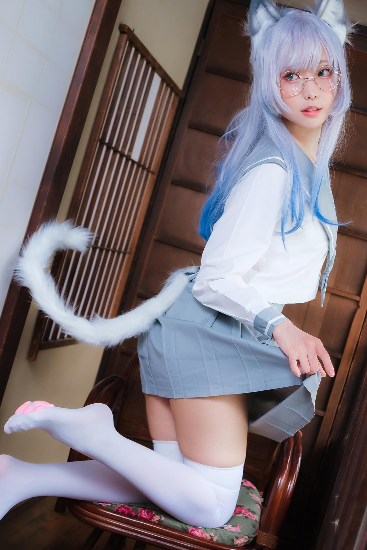 Cosplay ElyEE子 Veranda White Cat緣廊白貓(19)