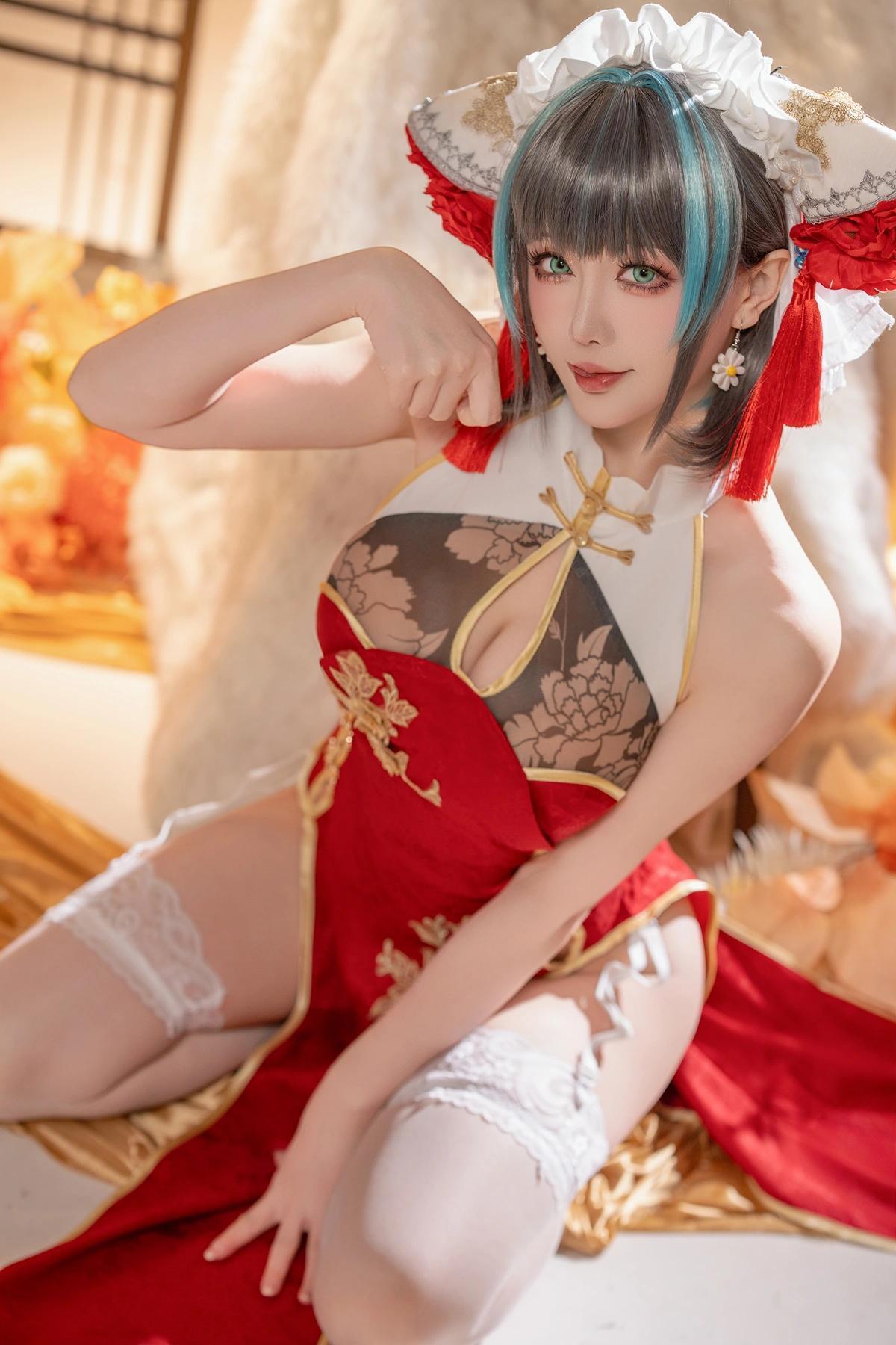 Cosplay 星之迟迟Hoshilily – 碧蓝航线柴郡(32)
