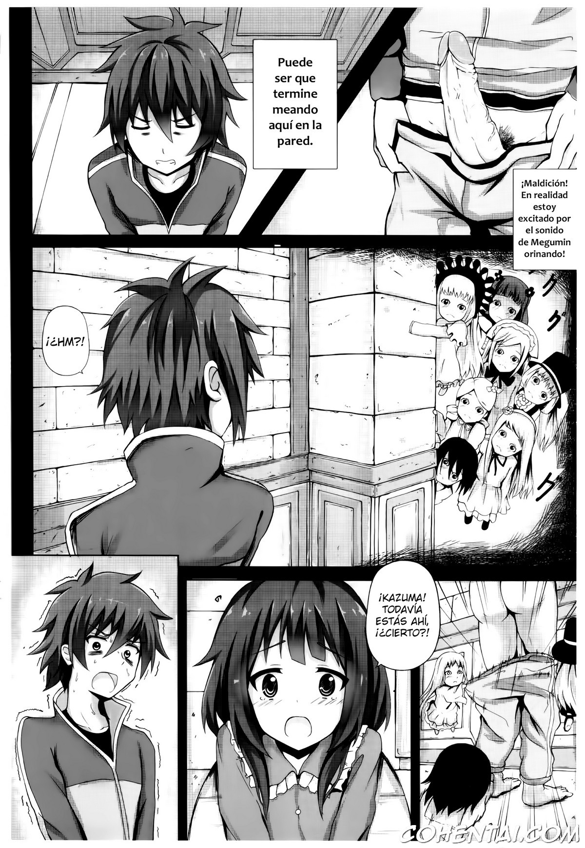 Giving ○○ to Megumin in the Toilet! (Kono Subarashii Sekai ni Syukufuku o!) xxx comics manga porno doujin hentai español sexo 