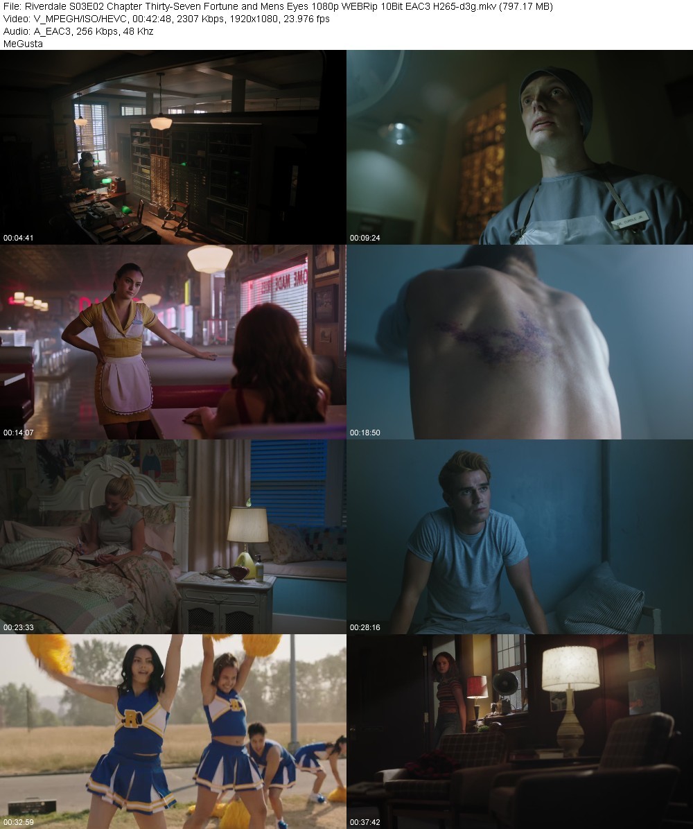 Riverdale S03E02 Chapter Thirty-Seven Fortune and Mens Eyes 1080p WEBRip 10Bit EAC3 H265-d3g