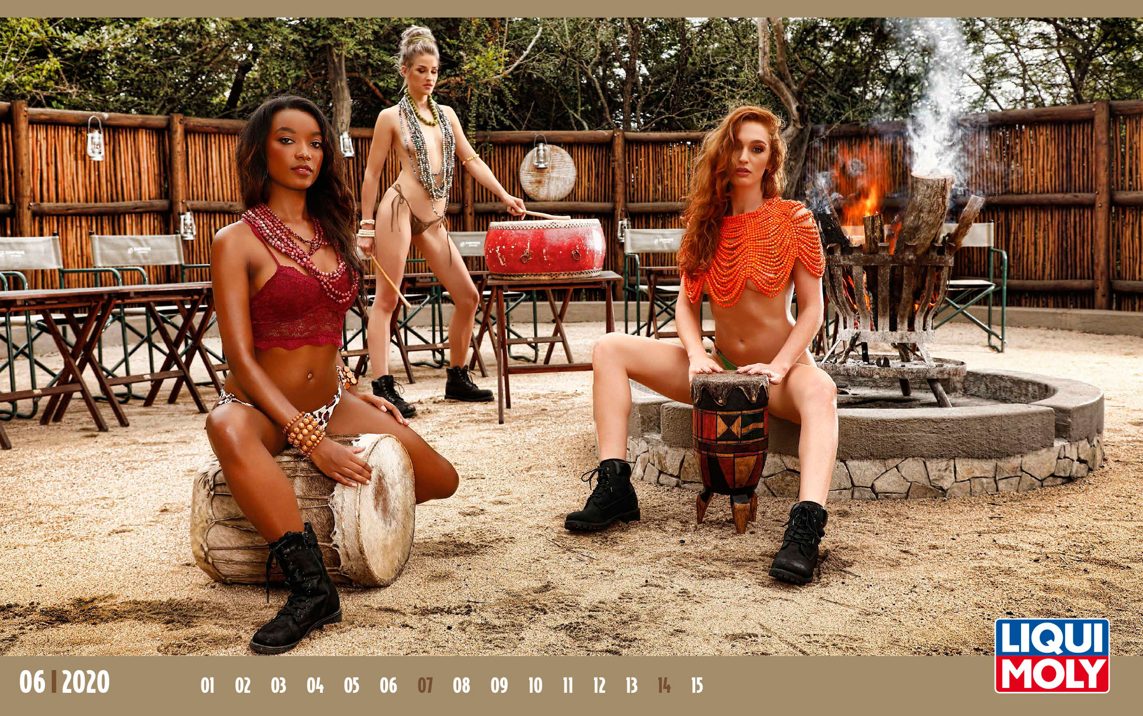 Liqui Moly 2020 Girls Calendar Календарь с девушками автоконцерна Liqui Moly, 2020 год / июнь-1