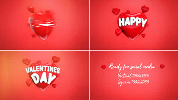 Valentines Day Wishes - VideoHive 43071249