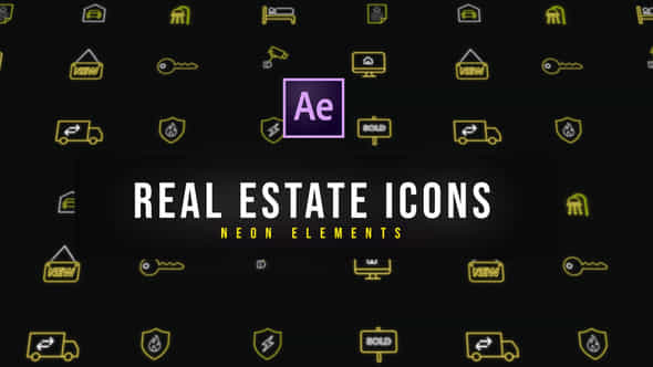 Real Estate Neon - VideoHive 39185142