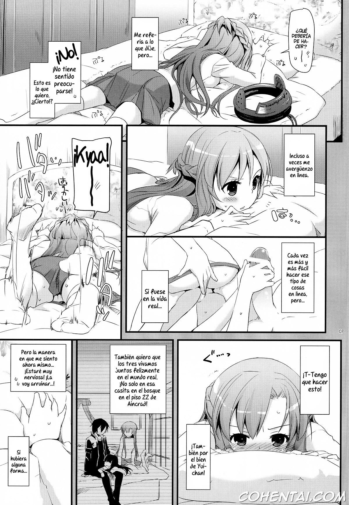 D.L. action 70 (Sword Art Online) xxx comics manga porno doujin hentai español sexo Asuna Yuuki Kazuto Kirigaya | Kirito Sword Art Online