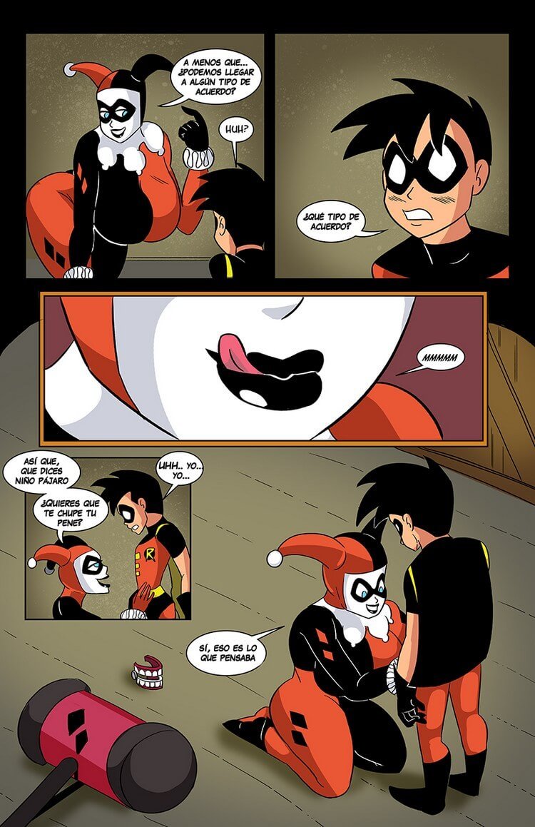 Harley and Robin Comic Porno - 1
