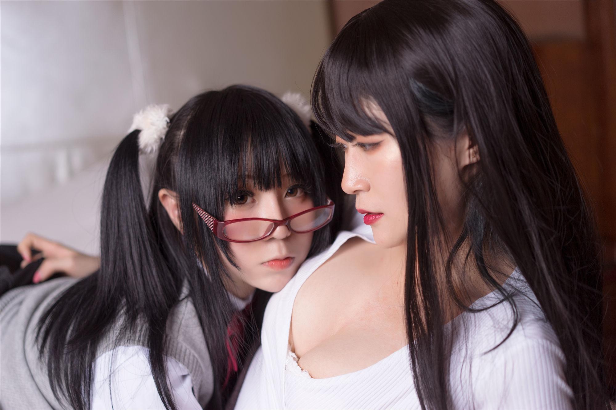 COSER白银81&摇摇乐《姐妹丝诱》 [COSPLAY福利] 写真集(50)