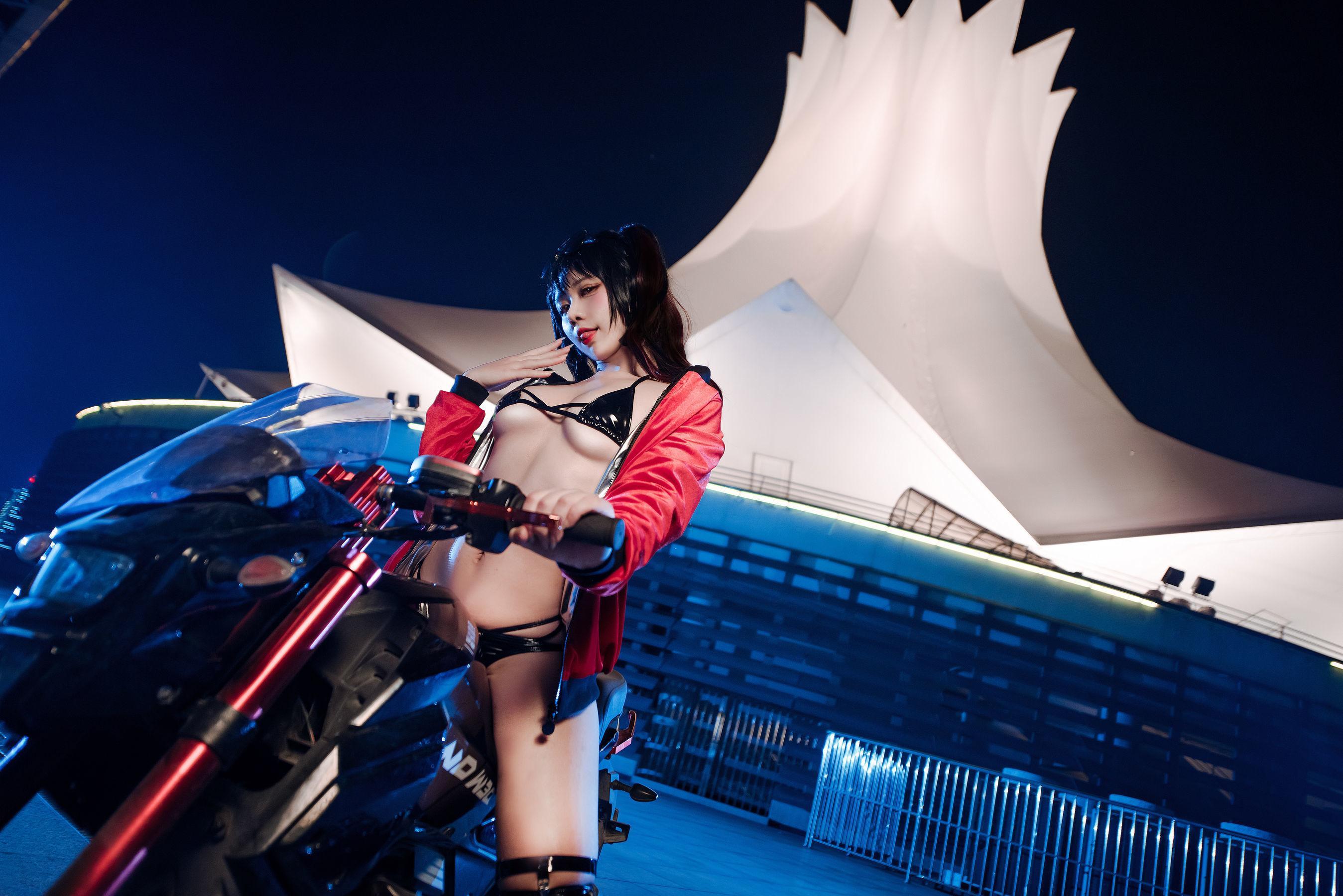 [网红Coser] 九曲Jean 《大凤机车》 写真集(13)