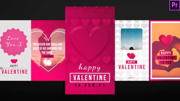 Instagram Valentine Stories - VideoHive 30393507