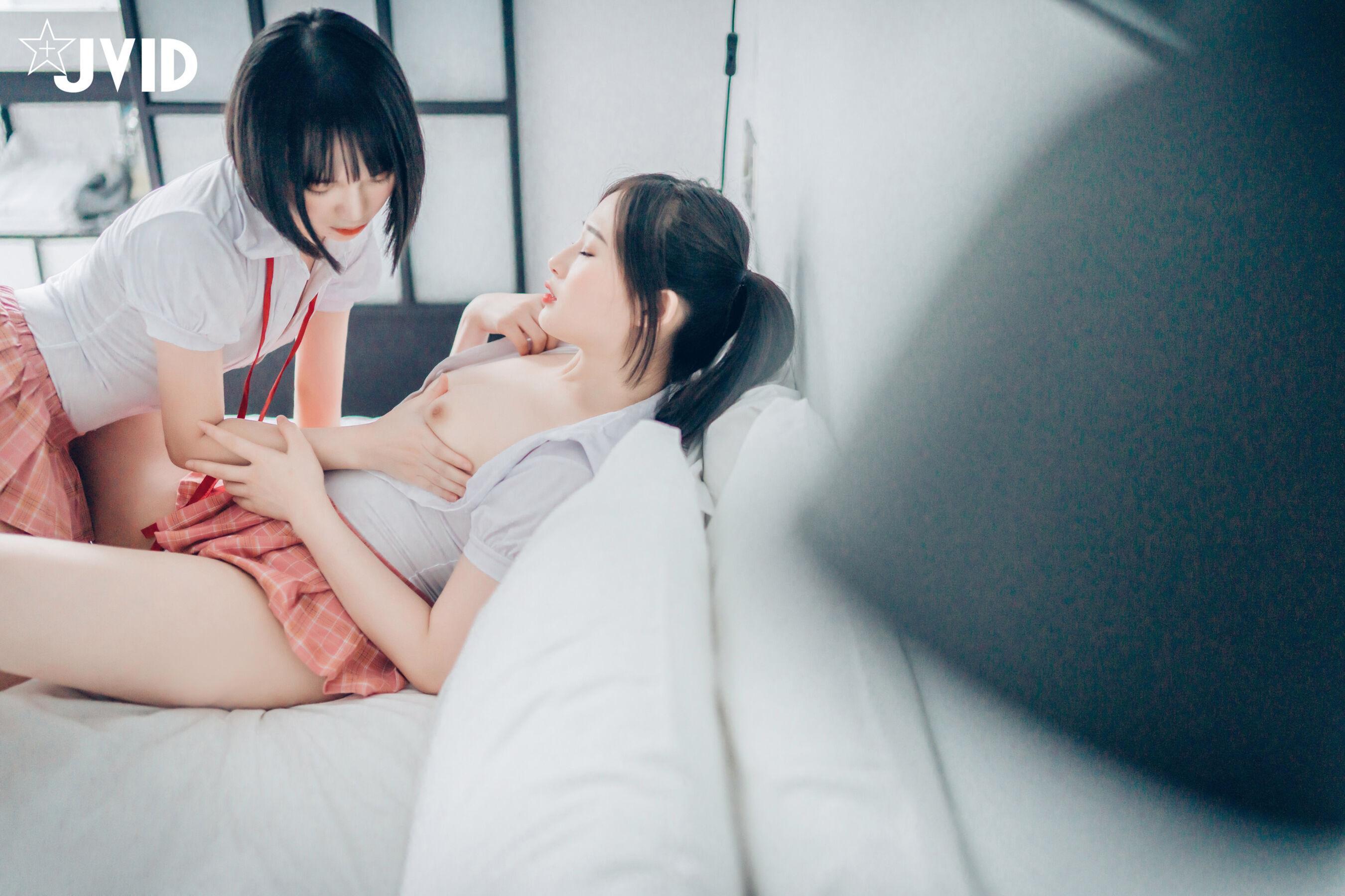 JVID 婕咪&斋斋《湿润百合谁先高潮谁就输了》(13)