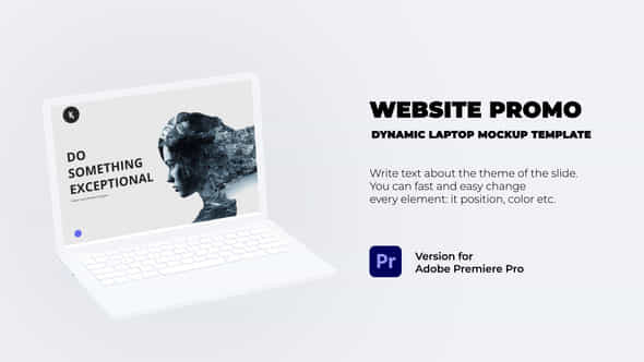 Dynamic Website Promo Laptop Mockup - VideoHive 26944238