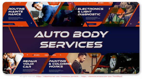Auto Body Service - VideoHive 38853407