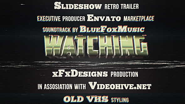 80s Retro Titles VHS Effect - VideoHive 6563134