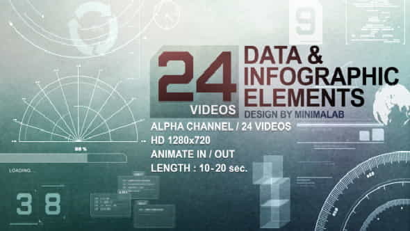 24 Videos DataInfographic - VideoHive 719051