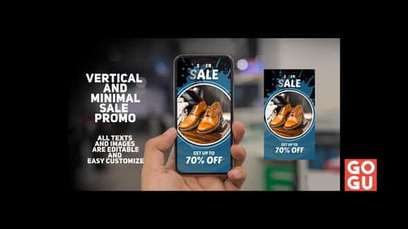 Vertical And Minimal Sale Promo - VideoHive 24785328