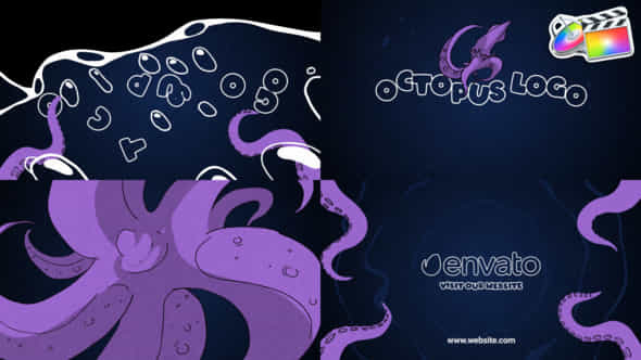 Octopus Logo Fcpx - VideoHive 52724867