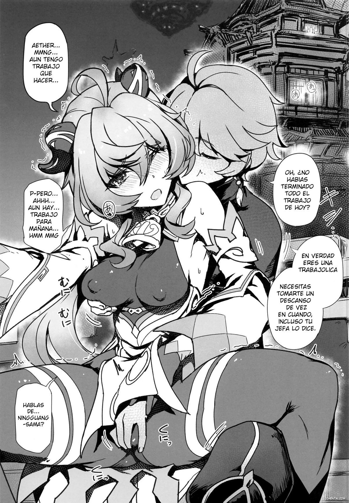 Ofure Kaikin (Genshin Impact) manga hentai xxx español