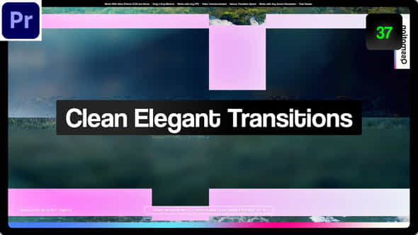 Clean Elegant Transitions - VideoHive 49980770