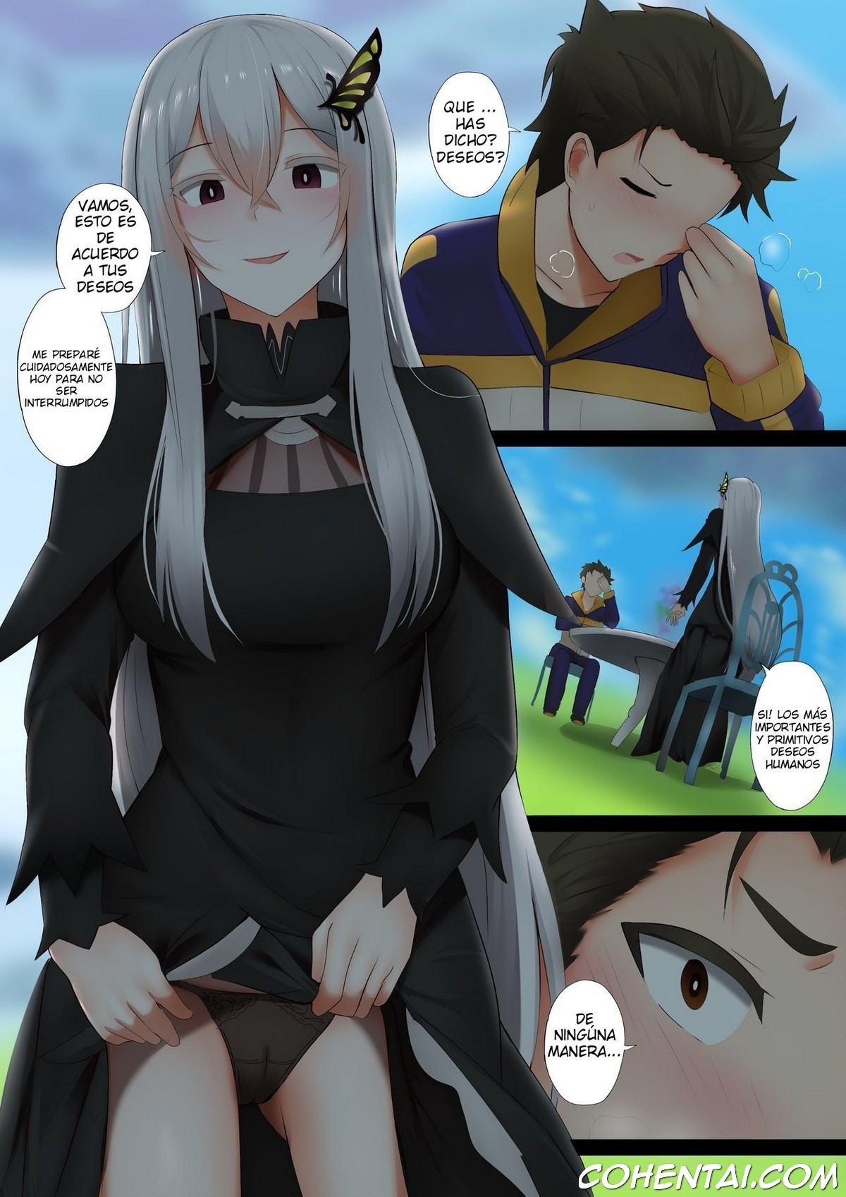 Echidna (Re:Zero kara Hajimeru Isekai Seikatsu) xxx comics manga porno doujin hentai español sexo 