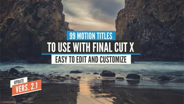 99 Final Cut X Titles - VideoHive 14050399