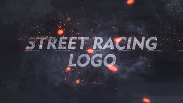 Street Racing Logo - VideoHive 28623226