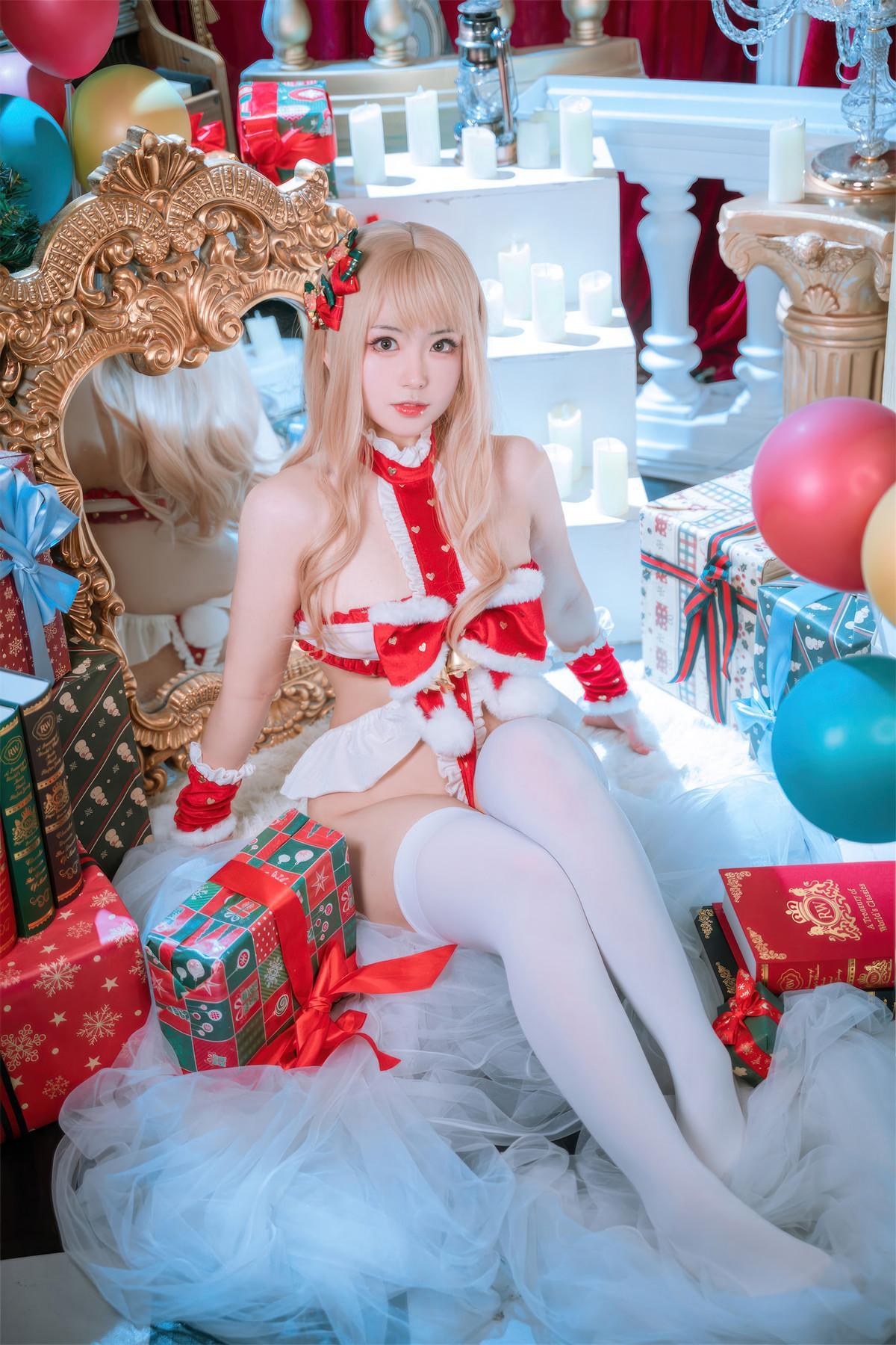 Cosplay 虎森森 圣诞精灵 Christmas(28)