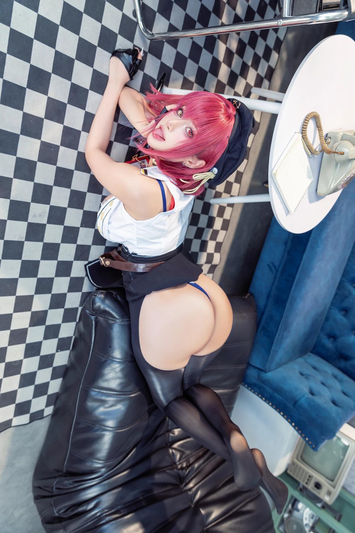 Cosplay 日本性感萝莉Byoru – Marine OL(15)