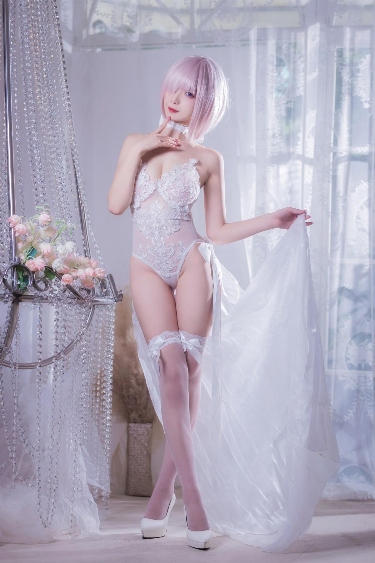 Cosplay 封疆疆 婚纱玛修 Wedding Dress(7)