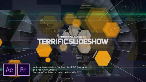Terrific Futuristic Slideshow - VideoHive 31083219