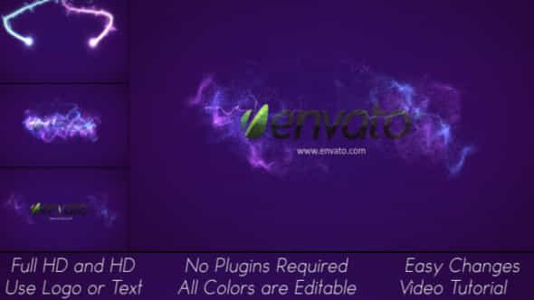 Colorful Particles Logo - VideoHive 3808553