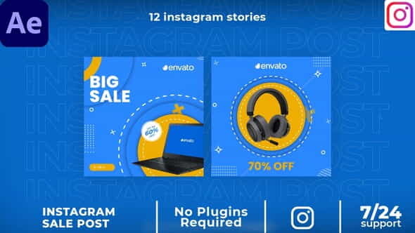Product sale Instagram post - VideoHive 37647638