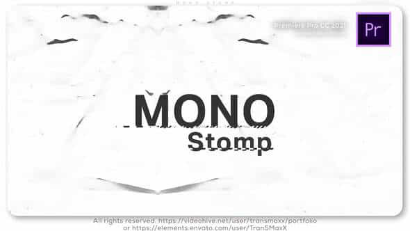 Mono Stomp - VideoHive 35401682