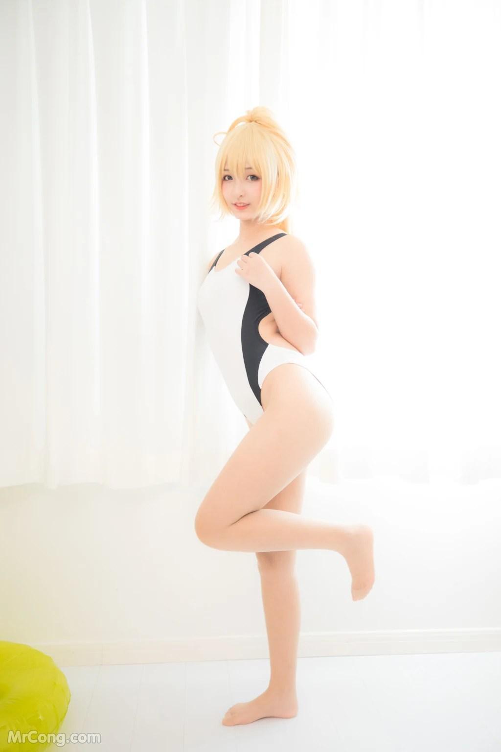 Coser@神楽坂真冬 Vol.036: 电子相册-白贞德《Swimingthedrea》(150 photos)(12)