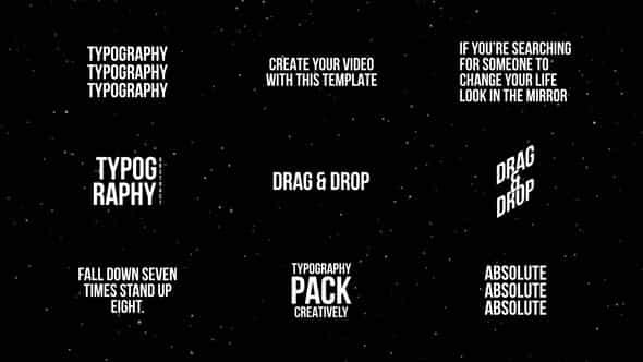 Animated Text Titles - VideoHive 47929280